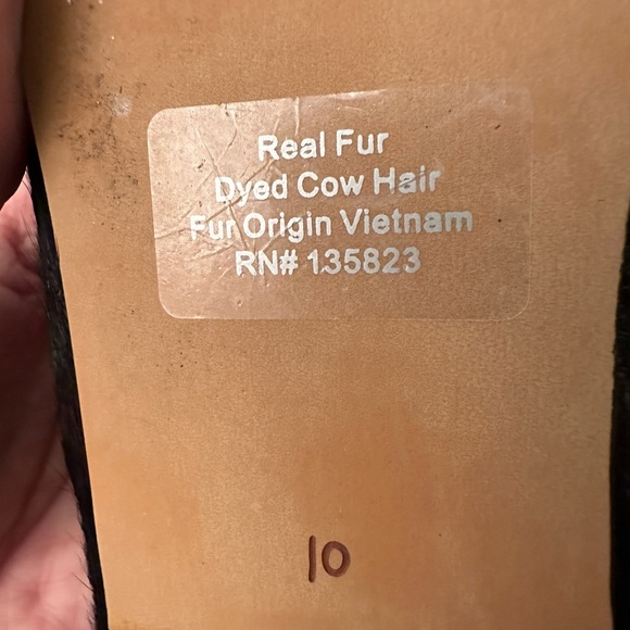 Sam Edelman Felicia Flats in Dyed Cow Hair - Picture 9 of 10